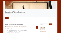 Desktop Screenshot of creativewritinginstitute.org